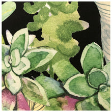 Load image into Gallery viewer, Gardens Wild on Black Scatter Cushion Cover