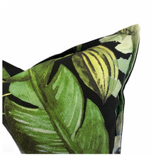 Load image into Gallery viewer, Gardens Wild on Black Scatter Cushion Cover