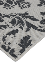 Load image into Gallery viewer, CAMBRIC WHITE WITH GREY - DISCONTINUED