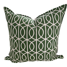 Load image into Gallery viewer, Green & Black Trellis