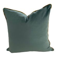 Load image into Gallery viewer, Teal with Gold contrast piping