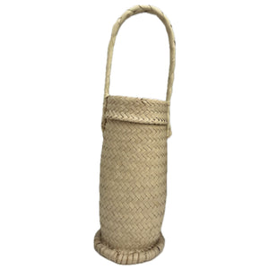 Woven Grass Wine Bottle Carrier