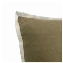 Load image into Gallery viewer, Large Rectangular Hand Embroidered Natural Linen Scatter Cushion Cover
