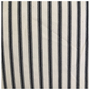Black Ticking Stripe Scatter Cushion Cover
