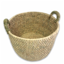 Load image into Gallery viewer, Umtswala Round Storage basket with handles
