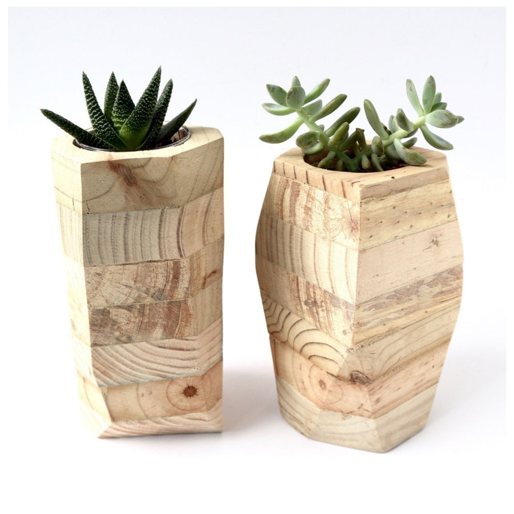 Wooden Planter (without succulent)