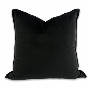 Black Velvet Scatter Cushion Cover
