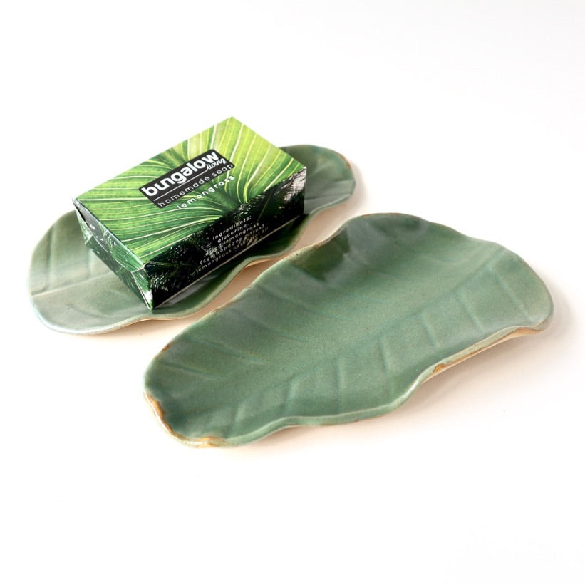 Ceramic Strelitzia Soap Dish