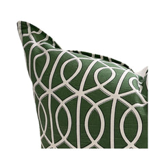 Load image into Gallery viewer, Green &amp; Black Trellis

